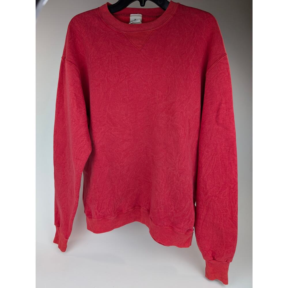 Surf Zone / Russell Athletic Red Sweatshirt 80s Vintage XL Large USA Made